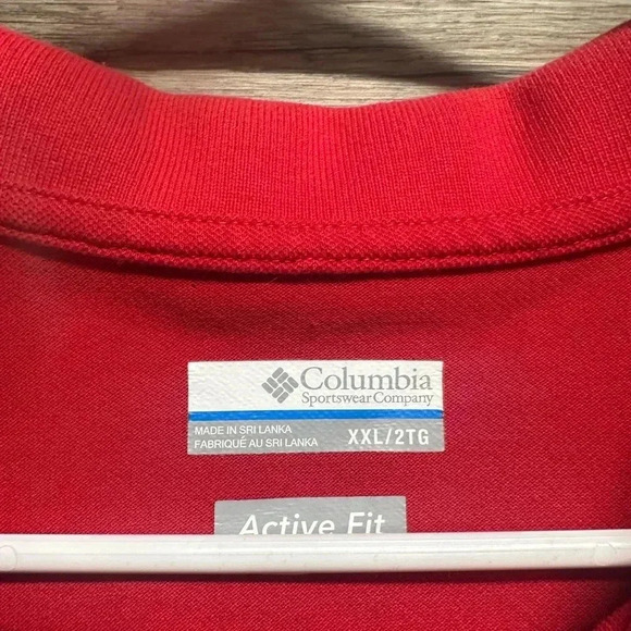 Columbia Red Polo Shirt - Picture 4 of 4